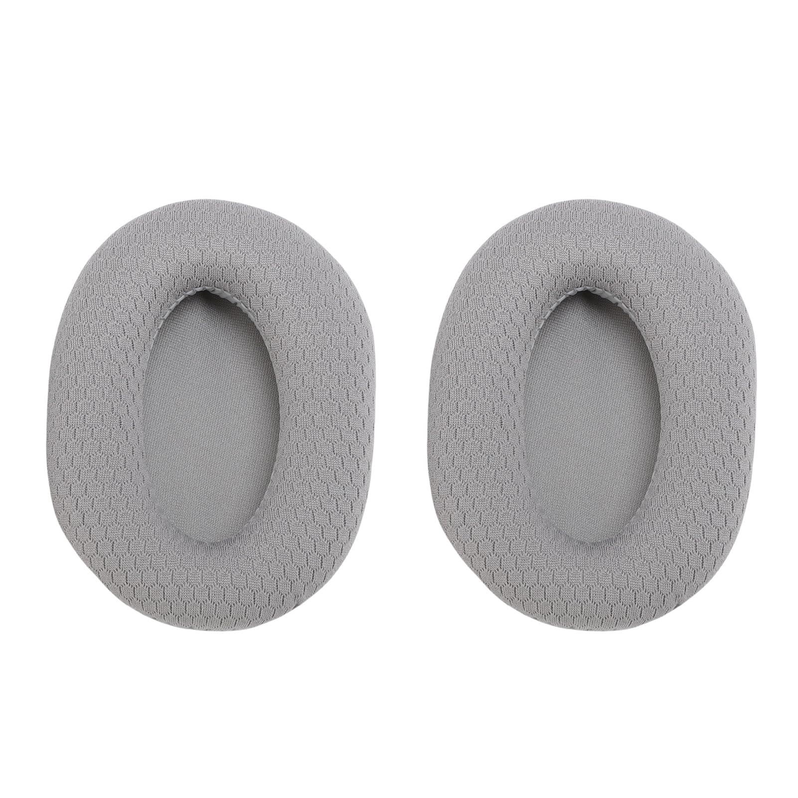 Ejoyous 2 Paia Cuscinetti Auricolari di Ricambio, Tessuto a Rete Traspirante e Cuscinetti di Ricambio per Cuffie in Memory Foam per X, Auricolari di Facile Installazione per l'Uso Quotidiano (GREY)