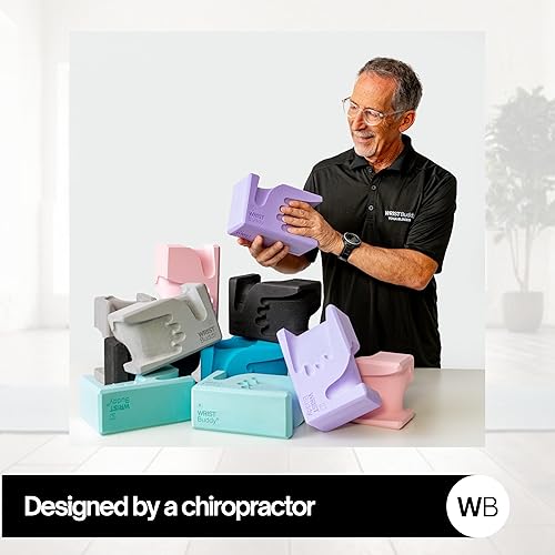 Miniatura 9 de WRISTBuddy Bloques de yoga (izquierdo + derecho) - Bloques de EVA ergonómicos en forma de mano para alivio de muñeca y mejor agarre  Soporte