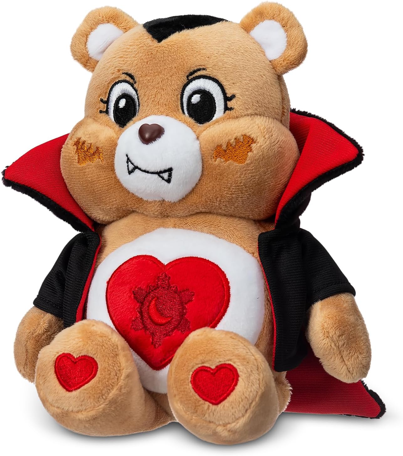Care Bears Universal Monsters 9" Fun Size Plush - Tenderheart Bear as Dracula - Soft, Huggable Plushie, Stuffed Animal for Girls and Boys, Ages 4+