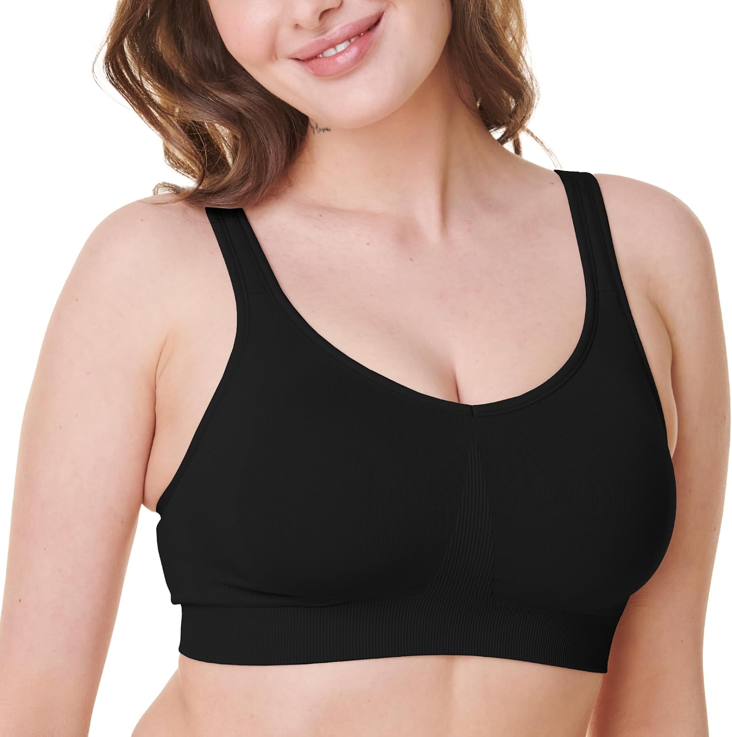 Bravado Designs Everyday Bras for Women, Sculpt Full Coverage, Supportive T-Shirt Bra, Smoothing Seamless Stretch Wirefree