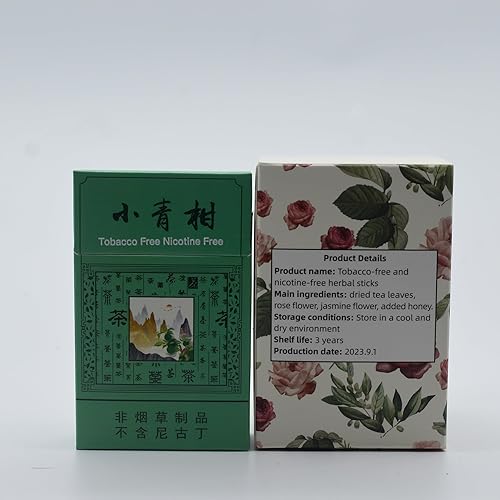 Miniatura 5 de Horkadu Cigarrillos de hierbas, sin tabaco, sin nicotina, 2 paquetes, 40 ahumados