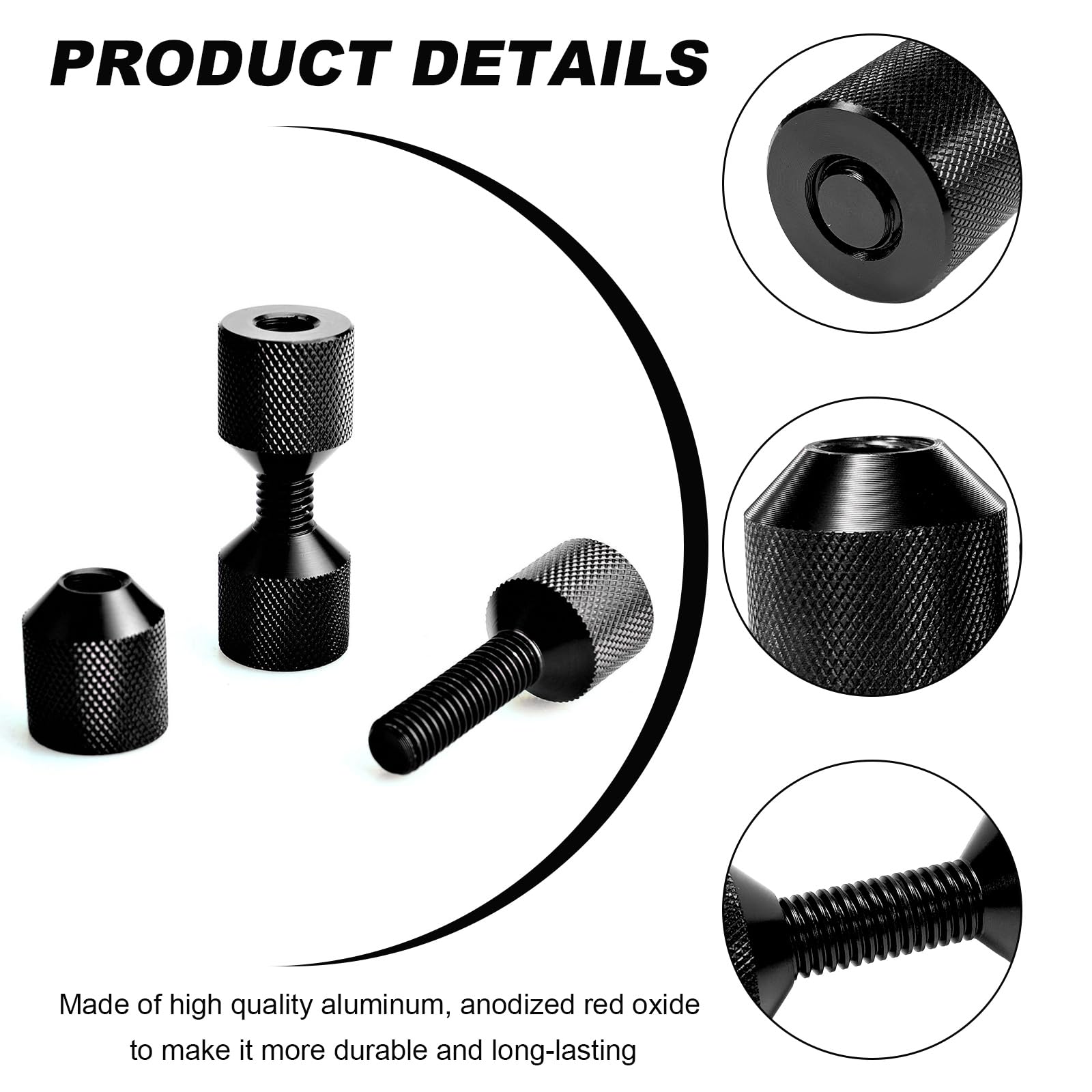 Two Hole Flange Pins 2-Hole Flange Alignment Pins | 6061 Aluminum