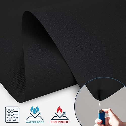 Miniatura 3 de Persianas enrollables opacas sin cordón con aislamiento térmico, impermeables, resistentes al fuego, resistentes a las arrugas, persianas