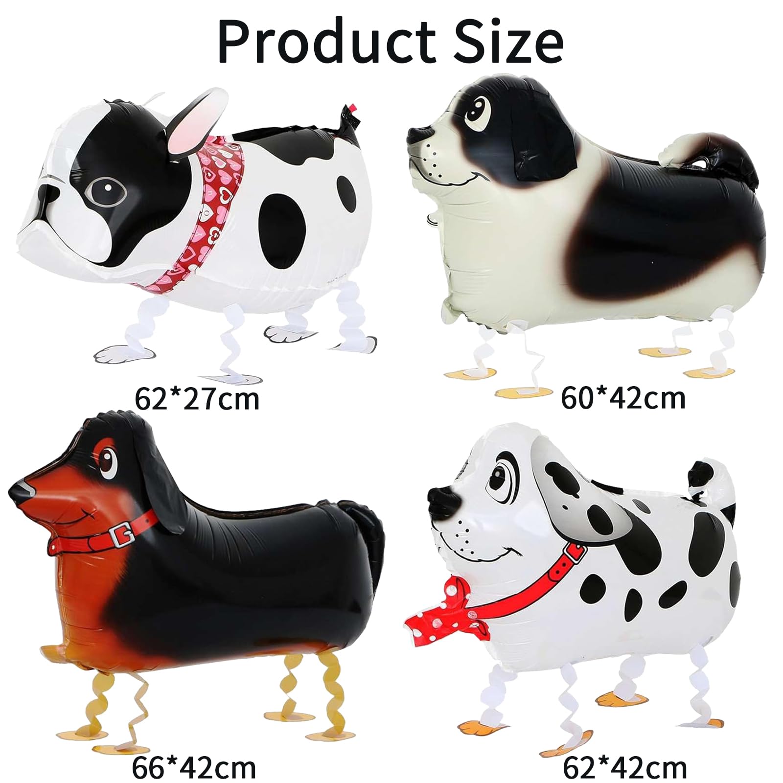 Toyland Riesen-Folienballon In Hundeform - 90 Cm, Gepunktet, Mit Selbstverschlussventil (Partydekoration)