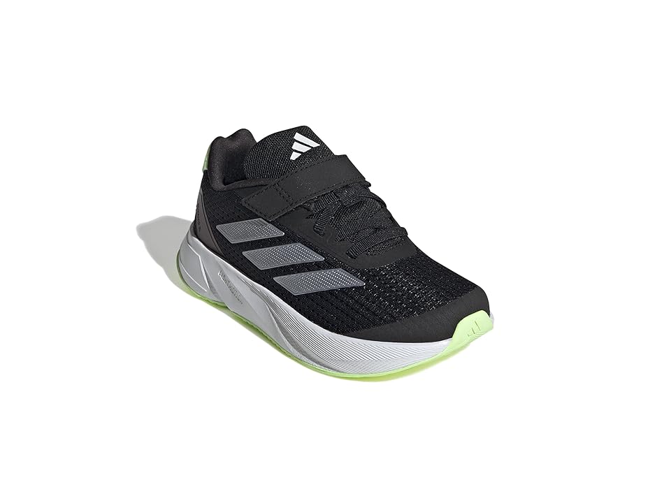 adidas Kids Duramo SL (Little Kid/Big Kid) (Black/Zero Metallic/Green Spark) Boys Shoes INTERNATIONAL SHIPPING
