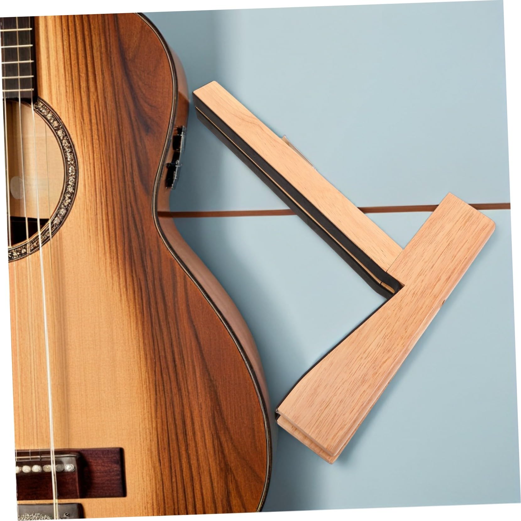 Stojak Na Gitarę Pionowy Stojak Na Gitarę Przenośny Drewniany Uchwyt Na Instrumenty Akcesoria Do Gitary Akustycznej Elektryczną