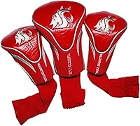 Vista 30 de Team Golf NCAA Numerado 1, 3 y X, se adapta a conductores de gran tamaño, utilidad, clubes de rescate y calles, forro de terciopelo para protección