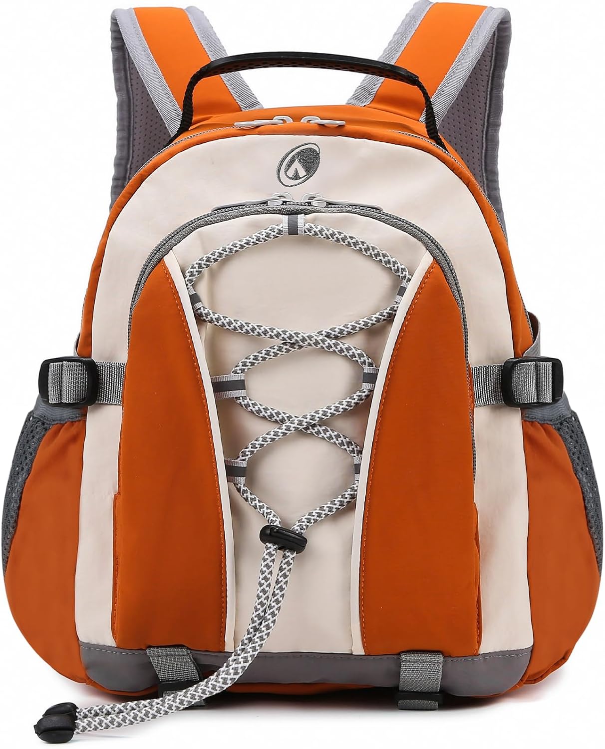 10L Kids Hiking Backpack with Chest Strap for Girls Boys, Lightweight Mini Hiking Backpack Daypack for Women, Preschool Small Cute Travel Backpacks for Kid, Orange