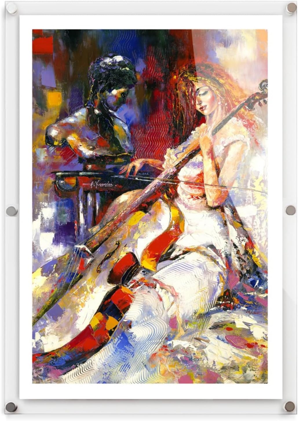 Get Acrylic Photo Frames A1 Modern Wall Mounted Acrylic Photo Frame