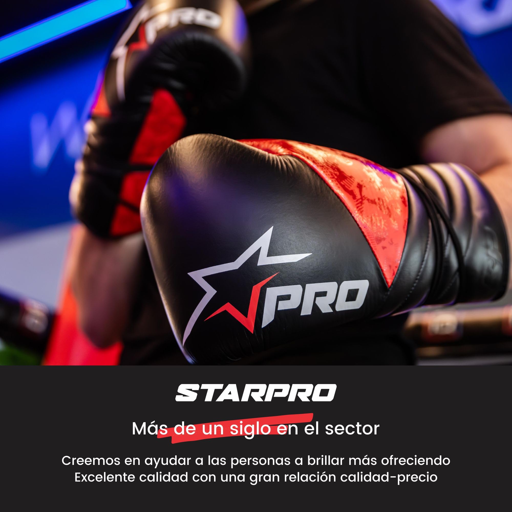 Starpro Protector de Cabeza de Boxeo, Casco de Combate de Poliuretano Negro Mate para Hombres y Mujeres, Ajuste Ajustable, Ligero, máxima protección contra Impactos, Artes Marciales Mixtas, Muay Thai