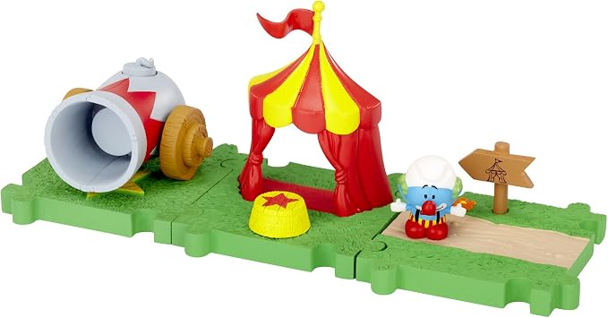SMURFS 2 Micro Figure Starter Pack Circus Smurf Tent