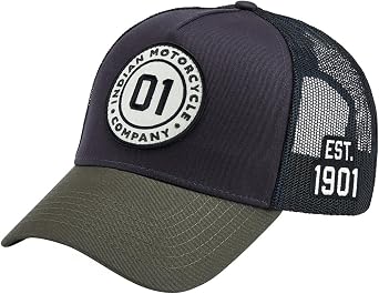 Indian Motorcycle 01 Patch Trucker Cap, Gray - 2865759,Gray,O/S