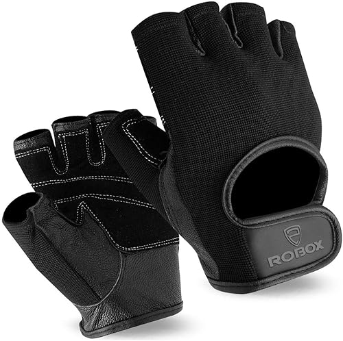 ROBOX Guantes de entrenamiento para hombres y mujeres, transpirables, para ejercicio, entrenamiento, gimnasio, para levantamiento de pesas
