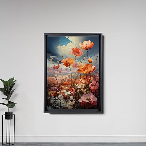 Miniatura 4 de Nature's Abundance, Wild Flowers Landscape Prints, A Captivating Farmhouse Art Celebrating the Beauty of Floral Splendor, Canvas Prints, Wall Decor