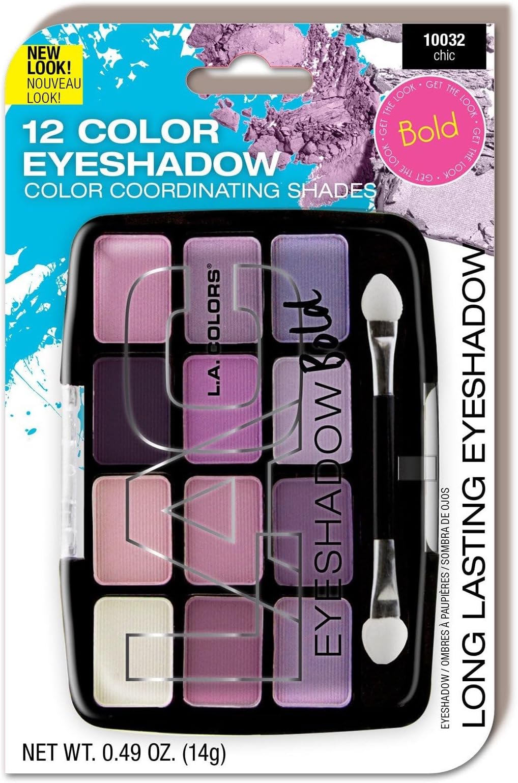 12 Color Eyeshadow Palette (Carded) C10032 Chic