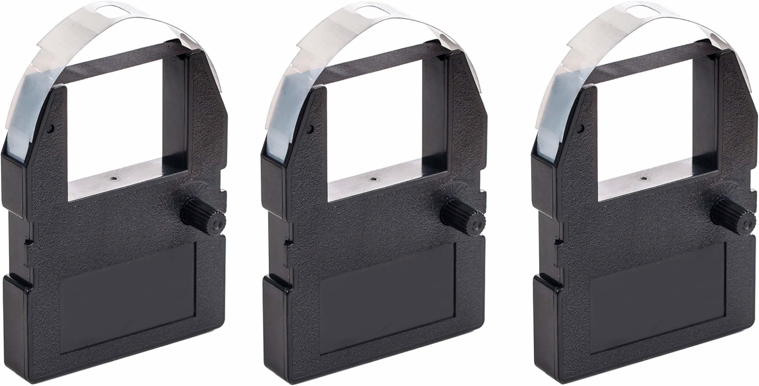 (3 Pack) Compatible Replacement Ribbon Cartridge for Pyramid 3500, 3500SS, 3700, 4000 Time Clocks, Black Ink, 4000R Compatible Replacement