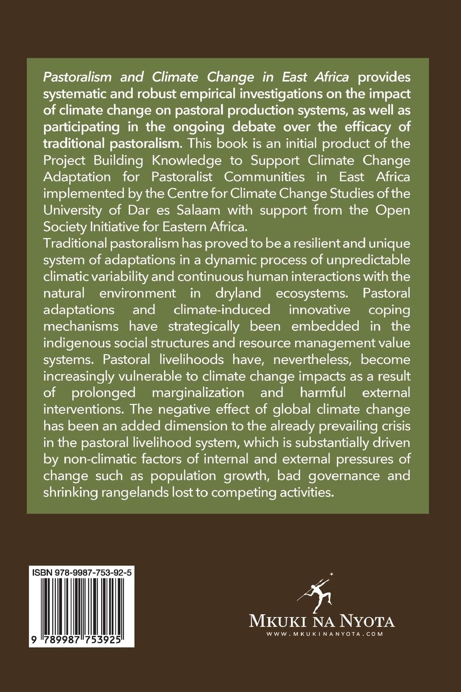 Pastoralism and Climate Change in East Africa      Paperback – December 31, 2016