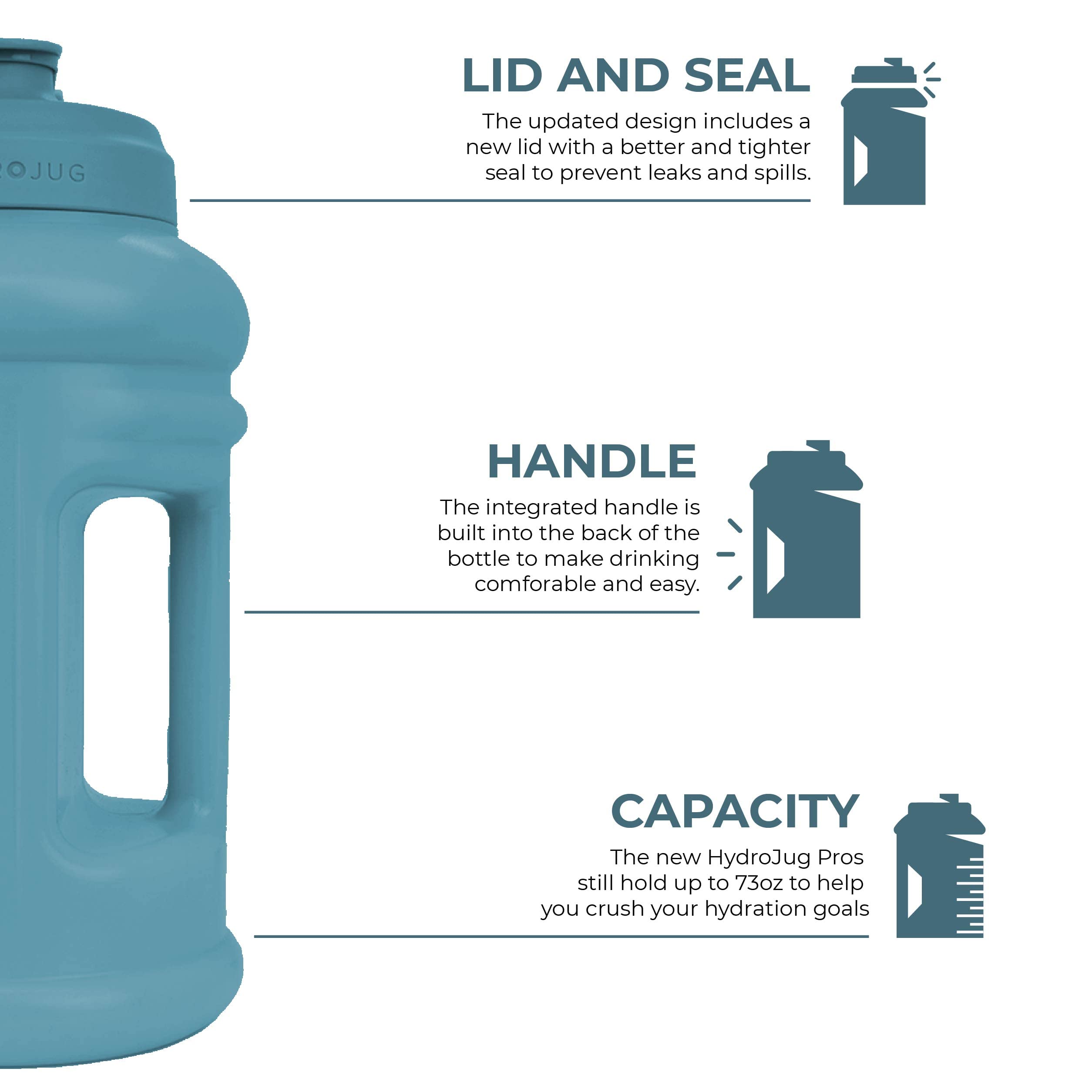 Buy HydroJug 64oz Half Gallon Water Bottle with Integrated Handle