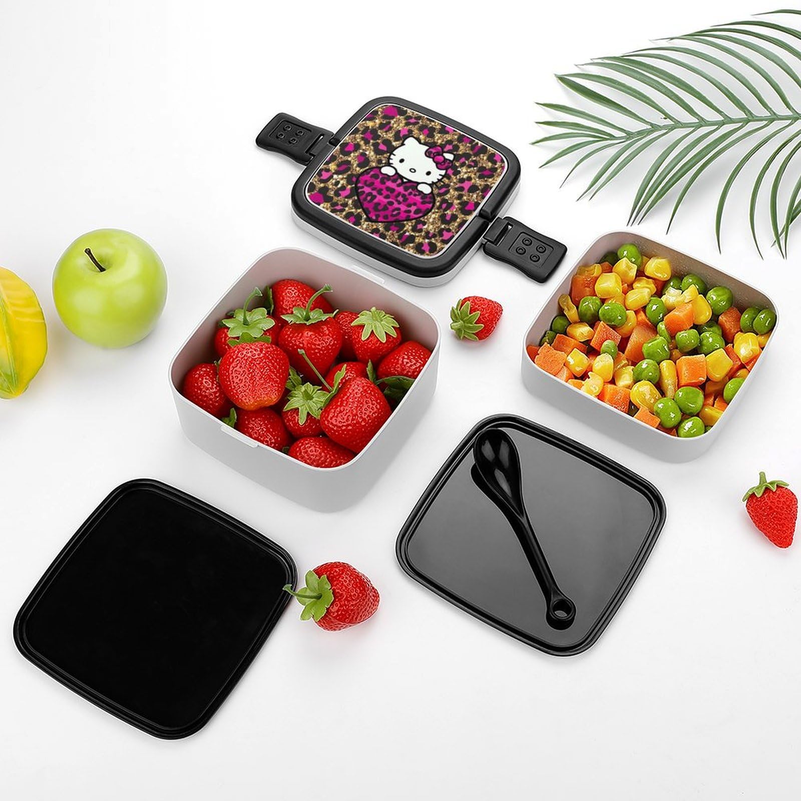 ハローキティ ヒョウ柄 お弁当セット Amazon｜ハローキティ ヒョウ柄 弁当箱 ランチボックス 2段 1000ml 大
