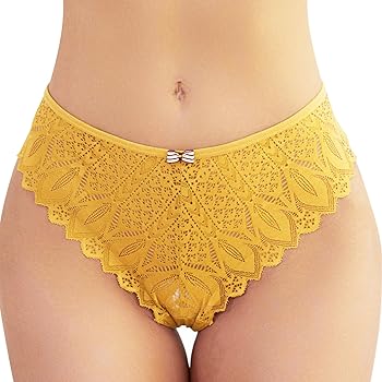 Lorkivonsu Women's underwear sexy lace panties invisible seamless bikini stretch soft panties