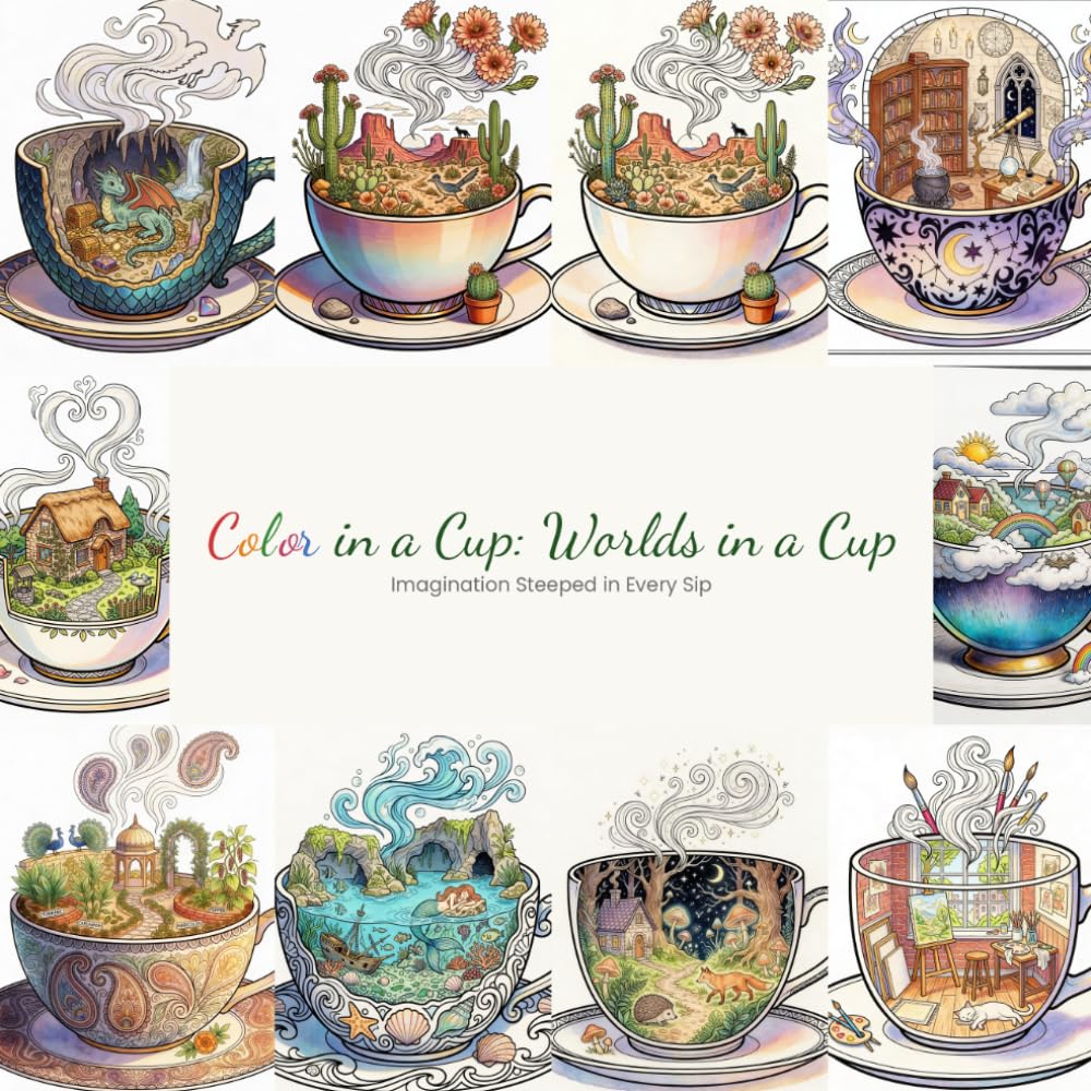 Color in a Cup: Worlds in a Cup: Imagination Steeped into Every Sip. (Color in a Teacup)