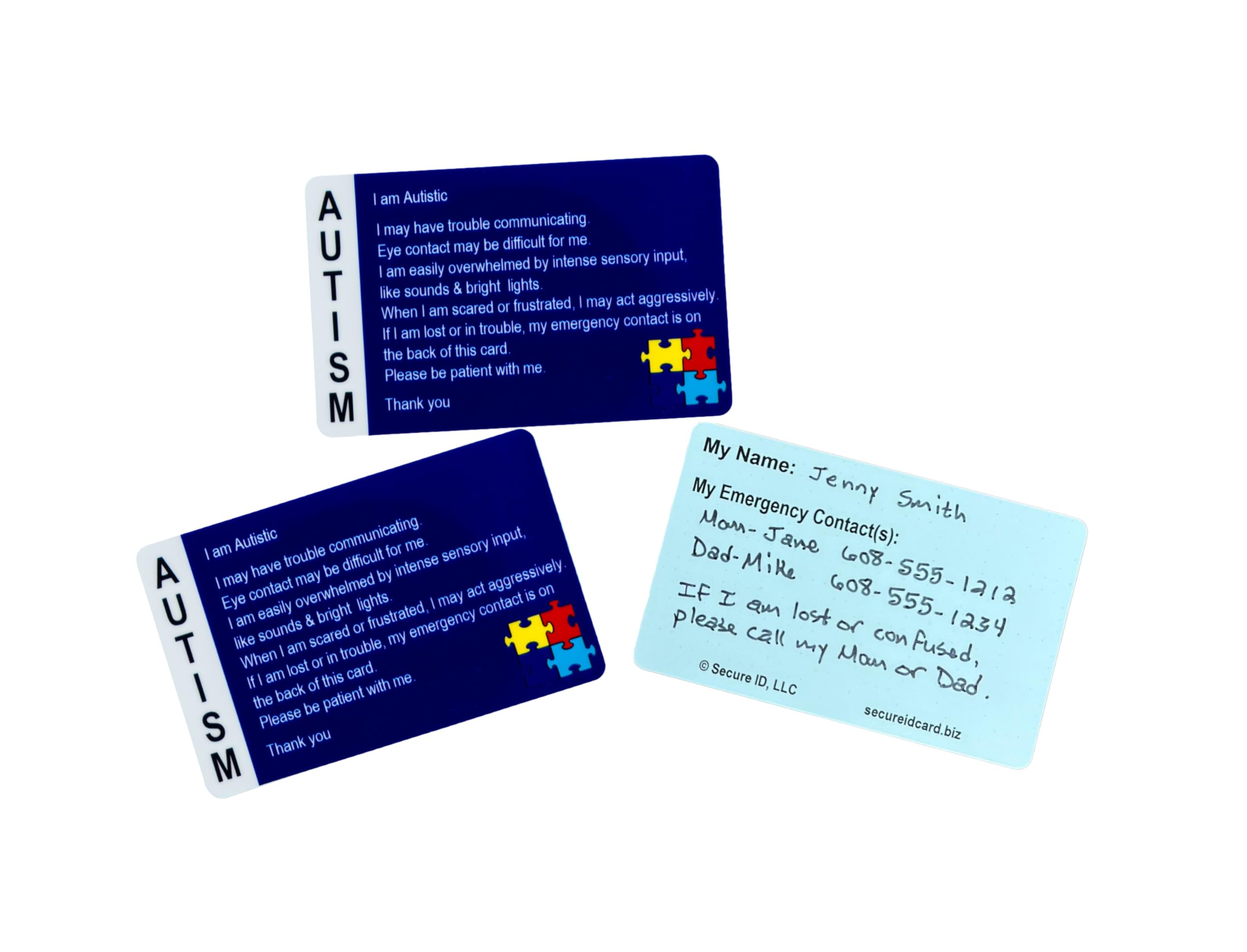 Autism Support - 180 Pack Double-Sided With Puzzle Ribbon Designs For ...