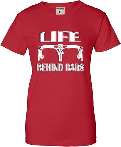 Miniatura 4 de Go All Out Camiseta divertida de bicicleta para mujer Life Behind Bars