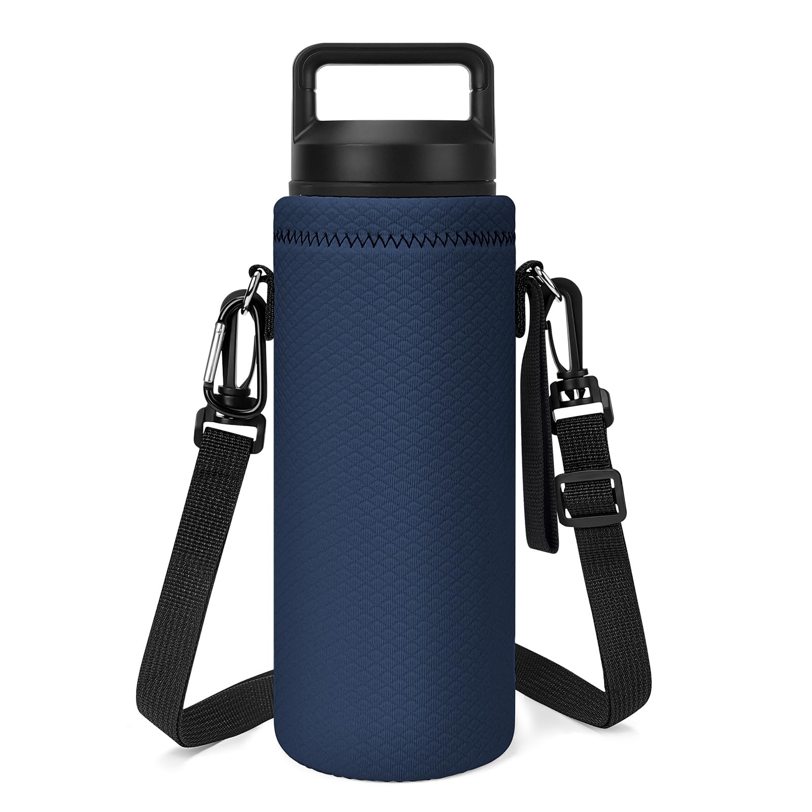 Linkidea Neoprene Water Bottle Carrier with Strap Compatible with YETI Rambler Bottle 18oz/26oz, Yonder 25oz