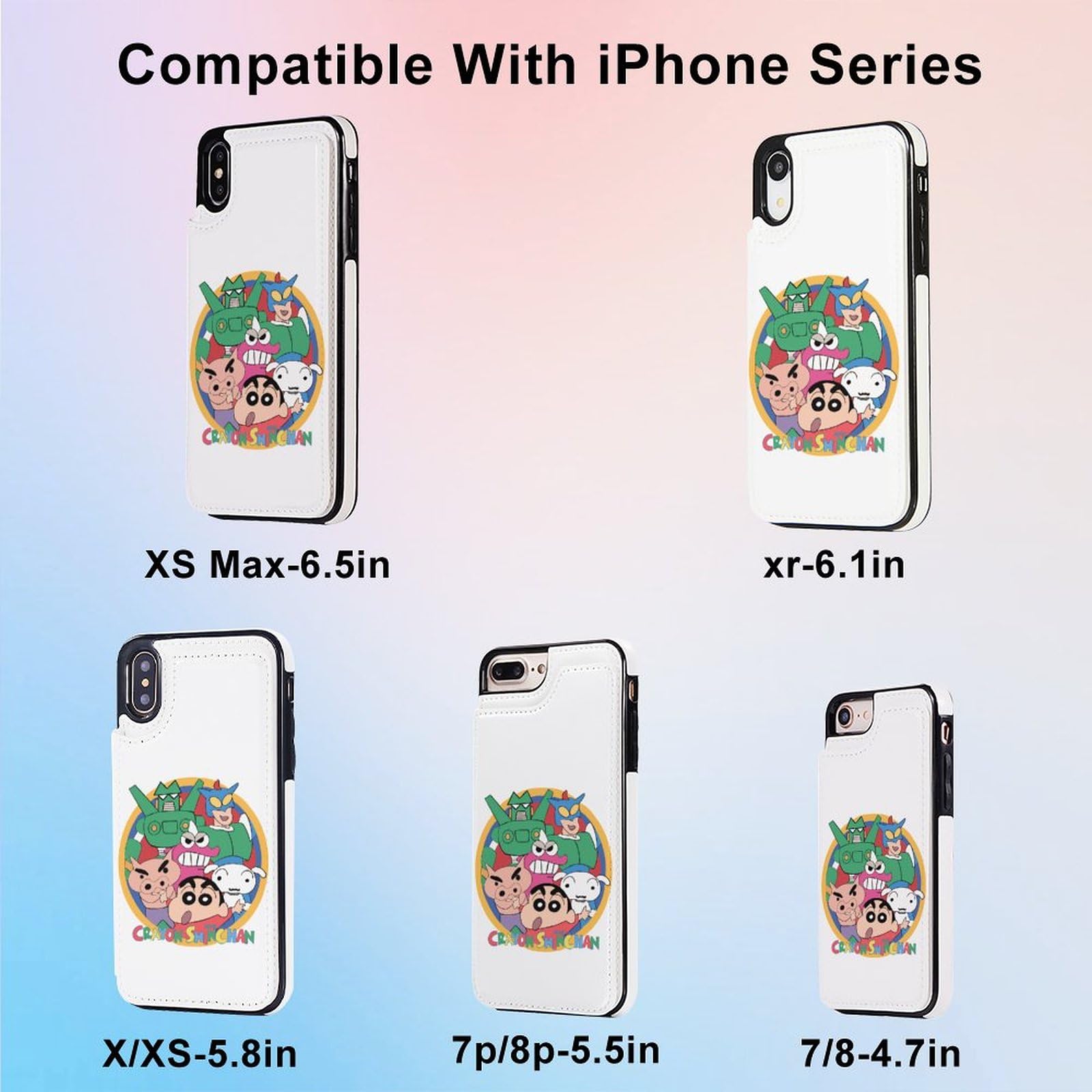 Amazon.co.jp: iPhone 14ケース 手帳型 クレヨンしんちゃん iPhone 14