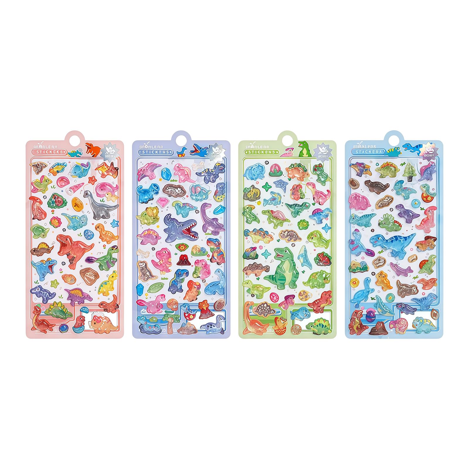 Adorable Tiny Sticker for Water Bottle, Notebook, Scrapbooking Puffier Stickers Cartoon Stickers Handcraft Adorable for Scrapbooks