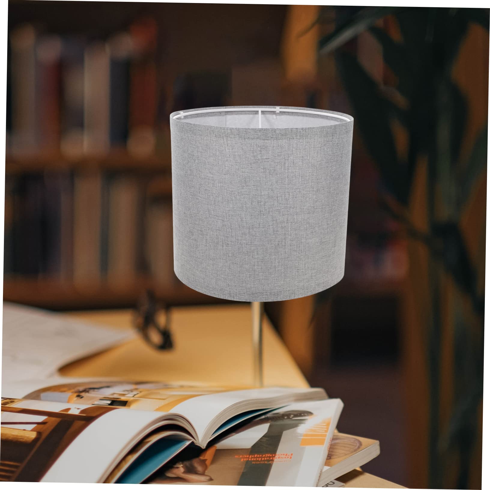 Uonlytech 2 Paralumi in Lino per Lampade da Tavolo e Terra, Luce Morbida, Design Smontabile, per Casa e Hotel
