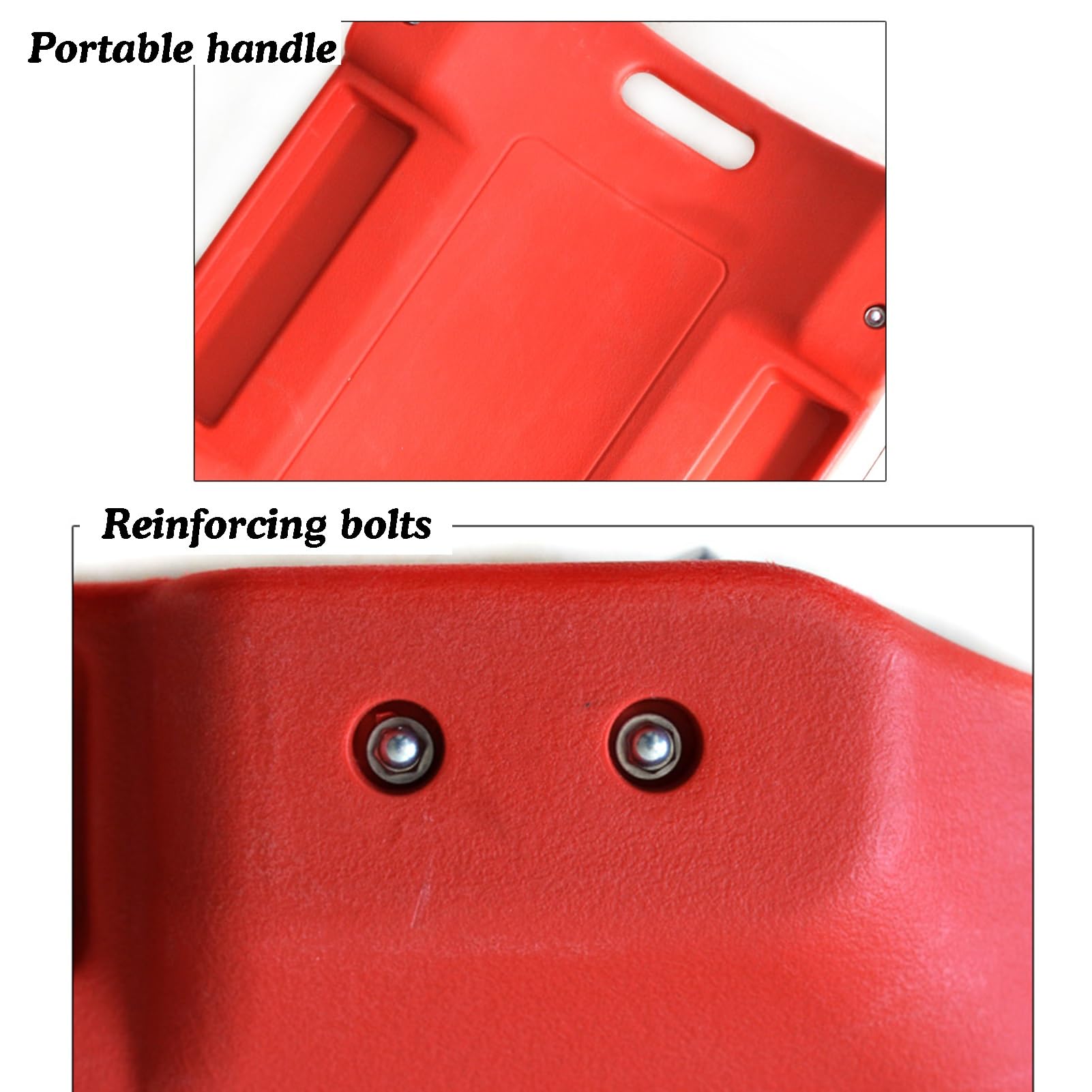 Genérico Carro De Taller Mecánico For Reparación Automóviles, con Ruedas, For Garaje, For Garajes Y Talleres Mecánicos(Red)