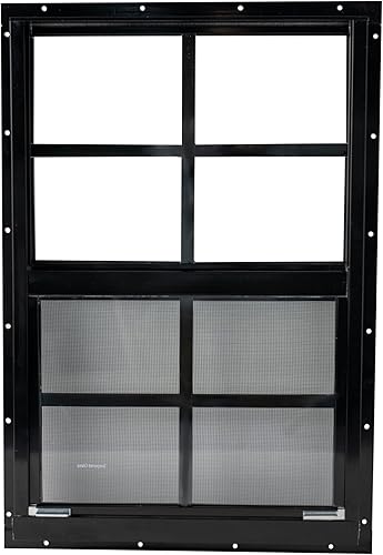 Miniatura 5 de Ventana empotrada blanca de 14 x 21 pulgadas. Vidrio templado.