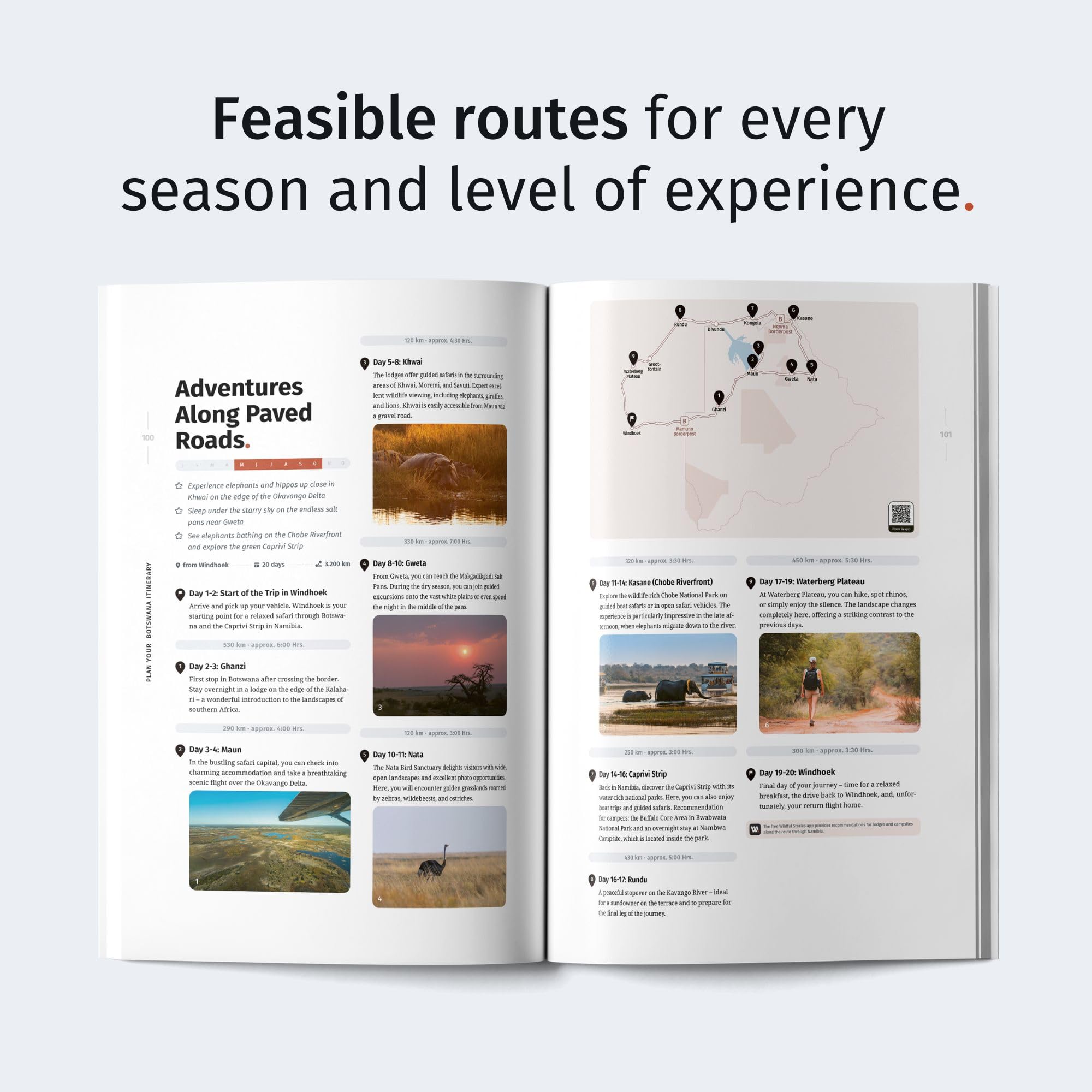 WILDFUL STORIES Wildlife Travel Guide Botswana with the Okavango Delta: Detailed Park Maps for Self-Drivers with Specific Spots and Drives for Unforgettable Wildlife Encounters