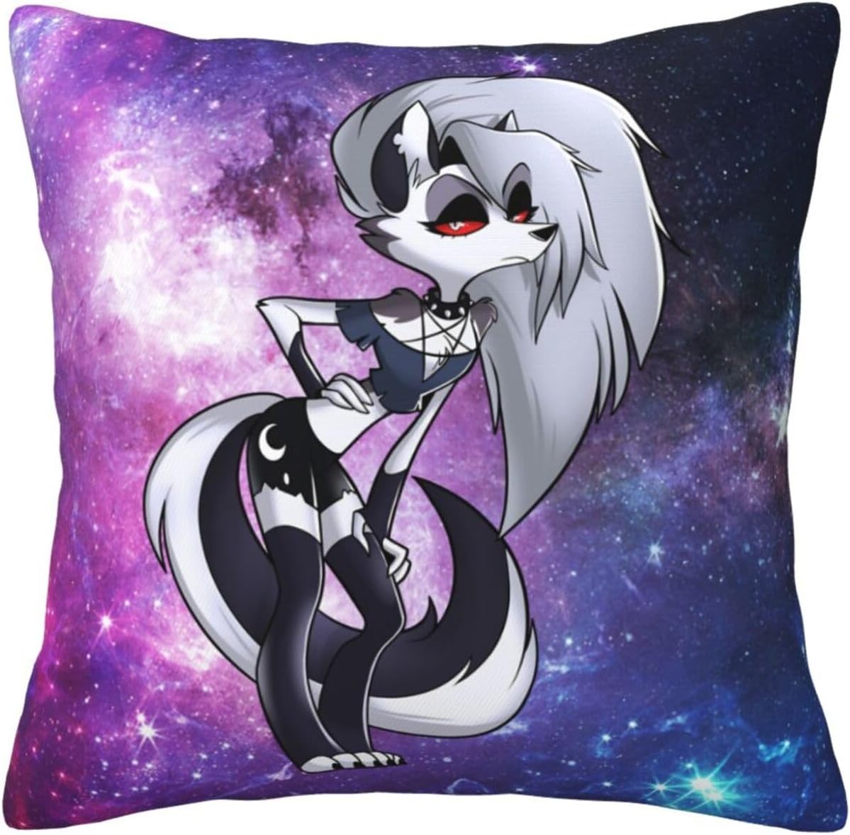 Hell-Uva Loona Throw Pillow Covers 18"X18" Decorative Soft Pillowcases Home Decor Living Room Cushion Cases for Bed Couch Car