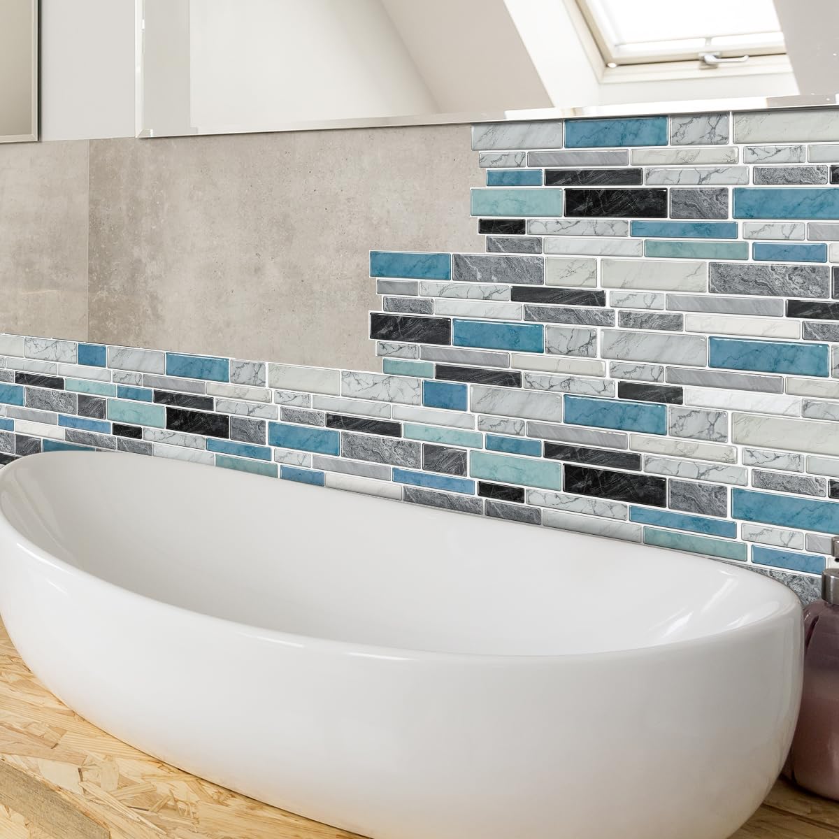 Amazon.com: Alwayspon 12 Pcs Peel and Stick Backsplash Vinyl