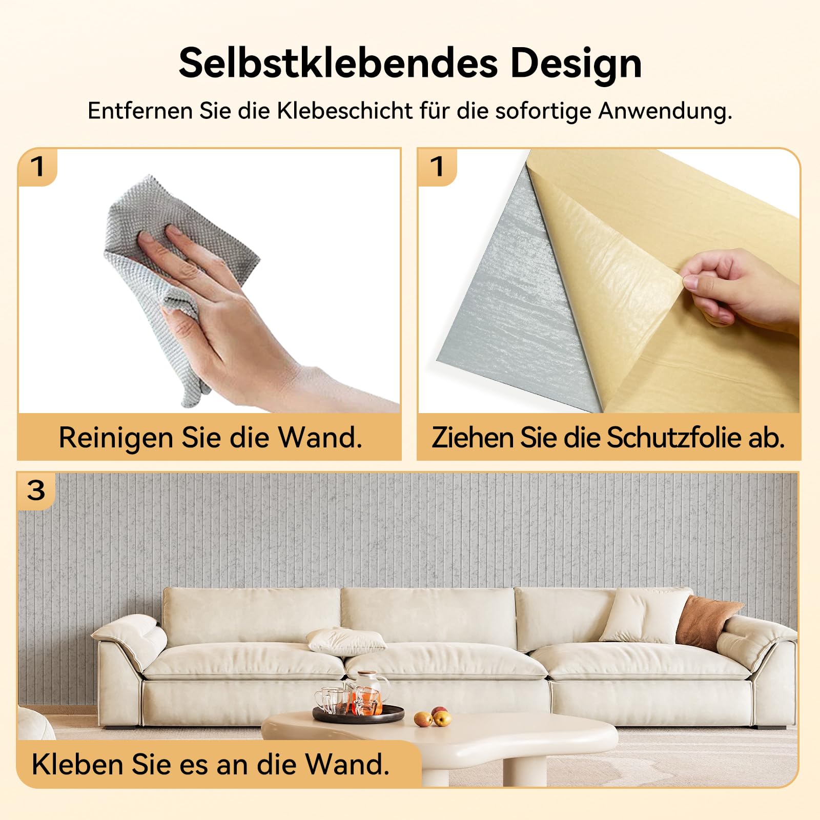 4 Stücke Akustikplatten,120x60x0.9 cm Kante Hochdichte Akustik Panel Schallschutzpaneele Schallabsorber Schallschutz für Tonstudio, Büro,Studio und Wanddekoration,Silbergrau