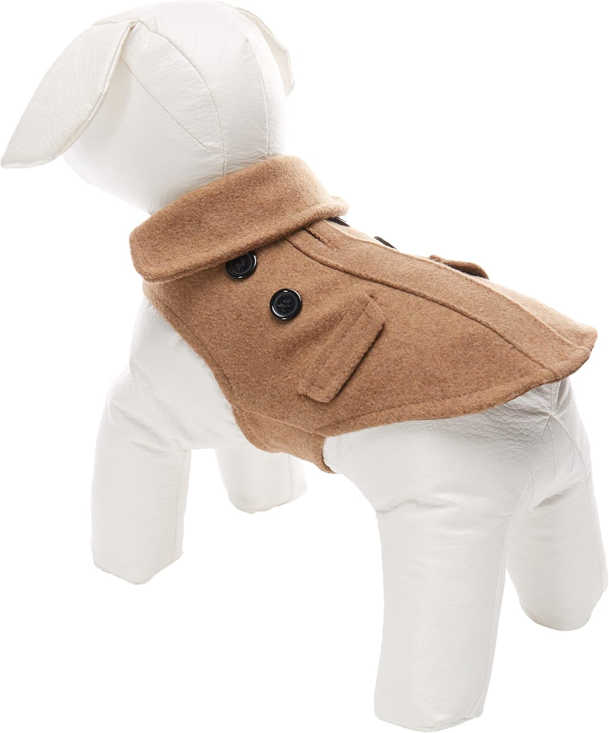 Pet Craft Supply 8985 Pet Coat, X-Small, Khaki