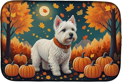 Miniatura 23 de Caroline's Treasures DAC1072DDM Shiba Inu - Tapete de secado de platos absorbente para encimera de cocina, tapete escurridor de platos para SHIBA