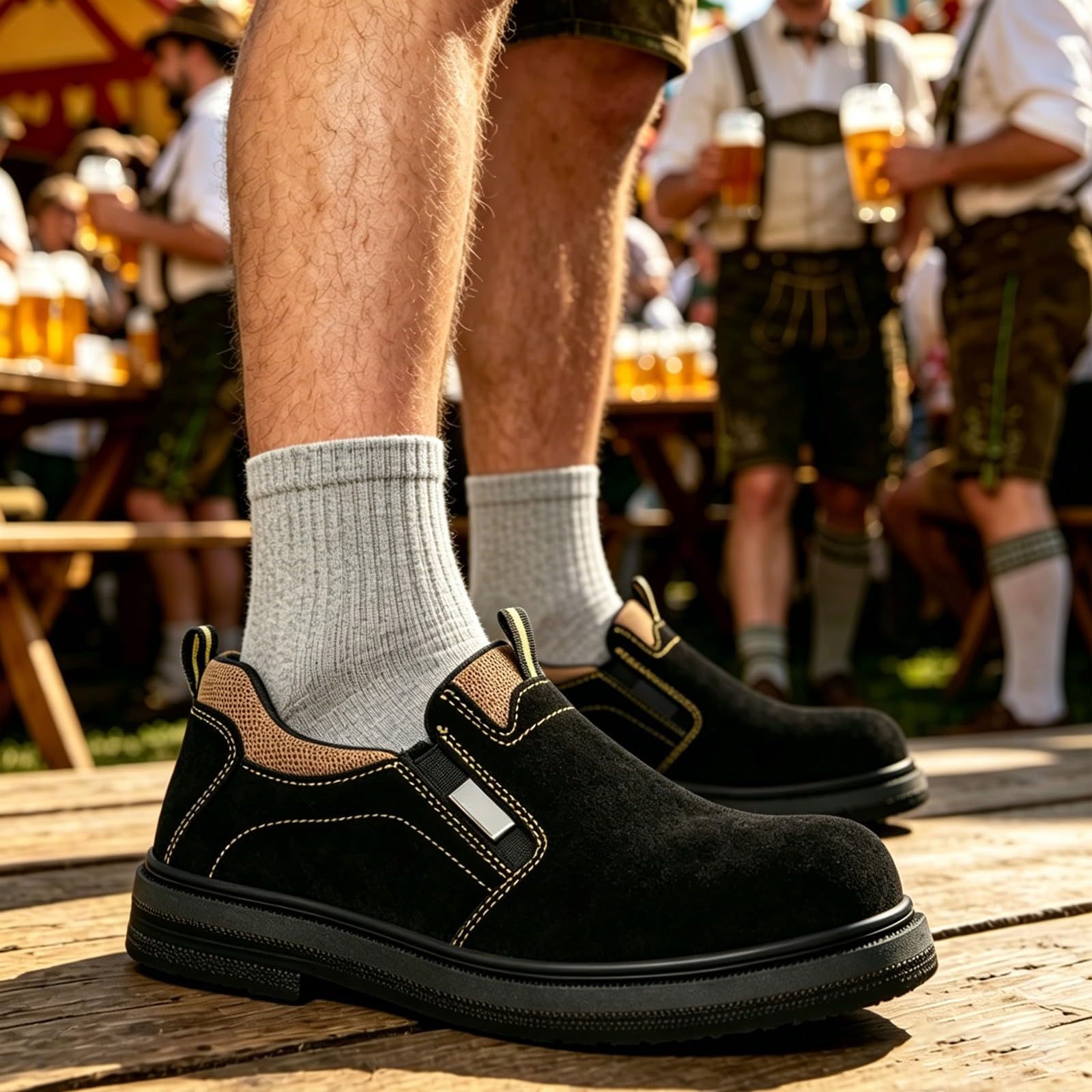 Atmungsaktive Schuhe Herren, Sneaker Herren Schuhe Schlupfschuhe