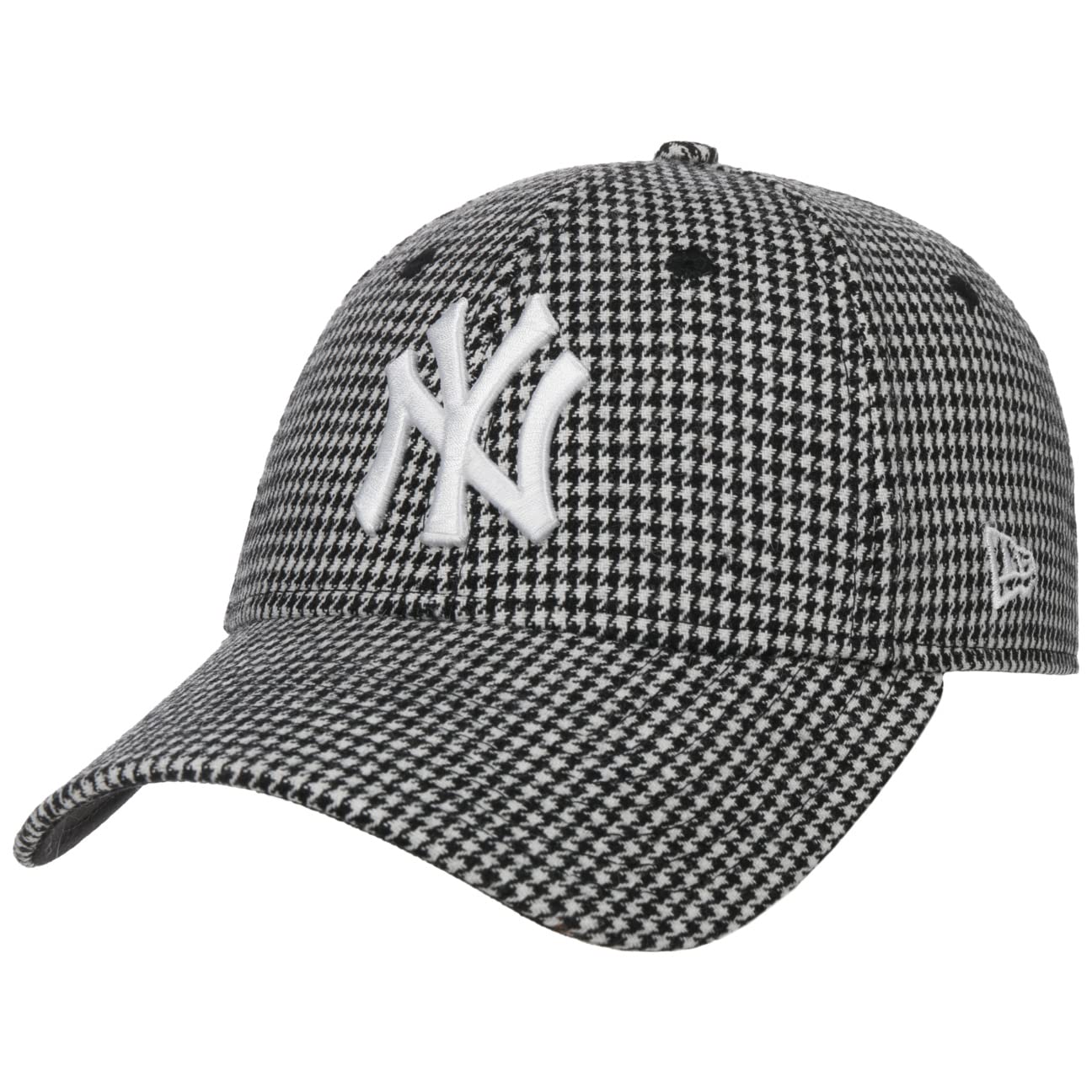 New Era Women's Black 9Forty Cap - Houndstooth New York Yankees