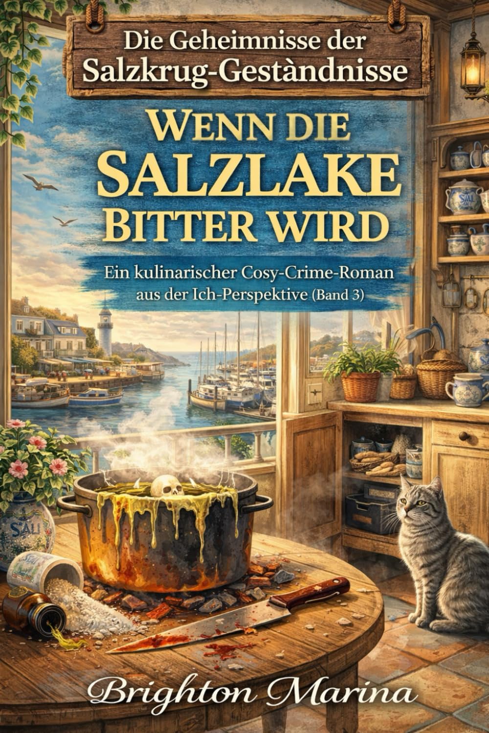 WENN DIE SALZLAKE BITTER WIRD: Ein kulinarischer Cosy-Crime-Roman aus der Ich-Perspektive (Band 3) (Die Geheimnisse der Salzkrug-Geständnisse)