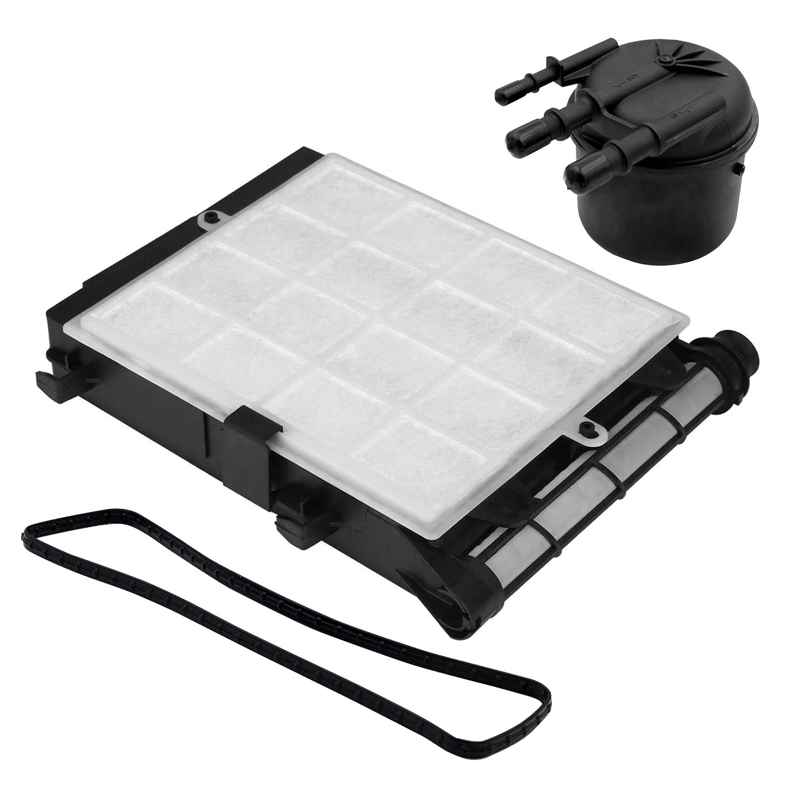 HandorFD4625 HC3Z-9N184-C 6.7 Fuel Filter Element Compatible with 2017 2018 2019 F250 Super Dury F350 Super Duty V8 Diesel Replacement# FD-4624 HC3Z-9N184-B