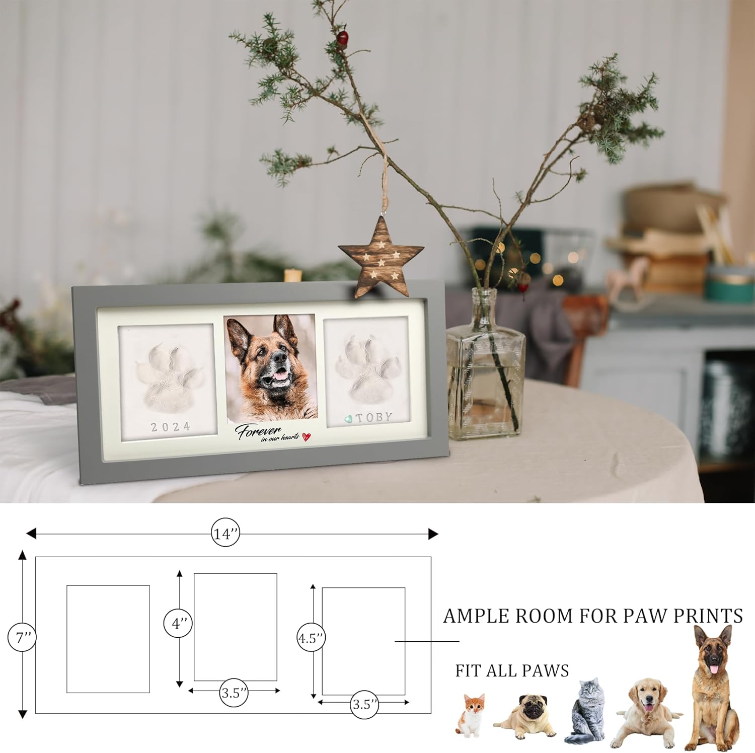 MYPAWLETS Paw Print Kit for Dog Cat