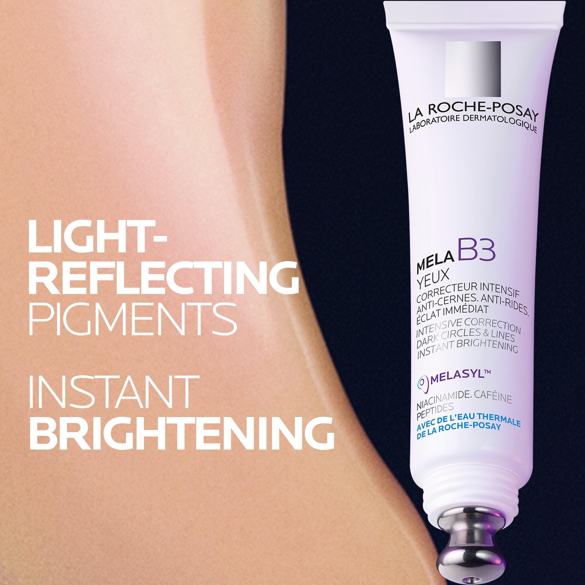 La Roche-Posay Mela B3 Eye Cream 15ml – Dark Spot & Dark Circle Eye Care with Melasyl & Niacinamide, Brightens & Evens the Look of the Under-Eye Area, Hydrating for Sensitive Eyes