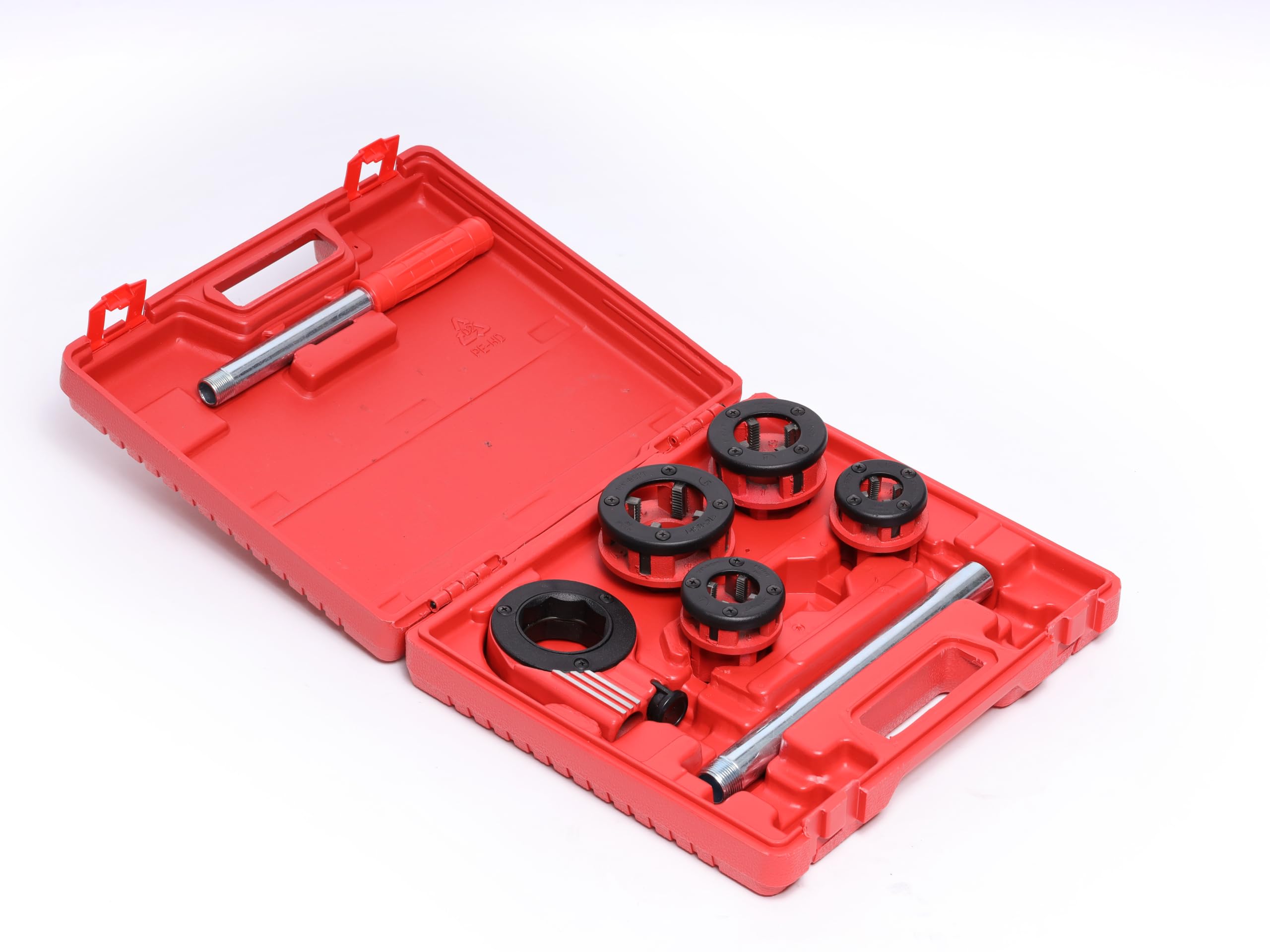 ROTHENBERGER Industrial Super Cut - Jeu de 7 filières à couper - Avec 4 têtes de coupe, 070669E