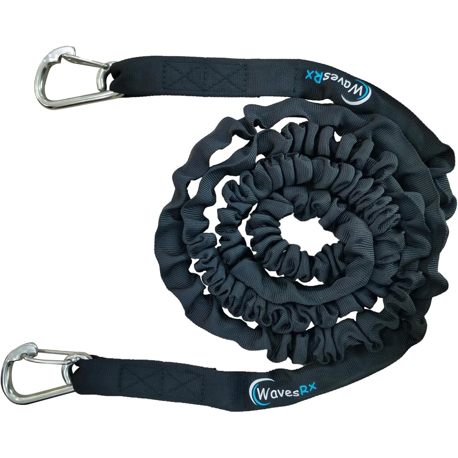 WAVESRX AnchorMate Ligne élastique 7–14 ft | Lignes élastiques pour Bateaux, motomarines (PWC) et Kayaks | Absorbe Les Chocs des Vagues et du Vent, empêche l’Ancre de se déloger