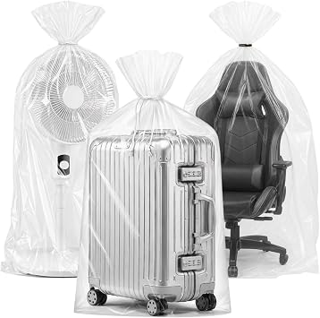 8 Pcs Extra Large Plastic Bags, 135 * 150cm Suitcase Storage Bag, Heavy Extra Large Clear Storage Bags, Clear Plastic Bag for Kitchen, Bathroom, Bedroom, Office, Luggage, Suitcase, Furniture
