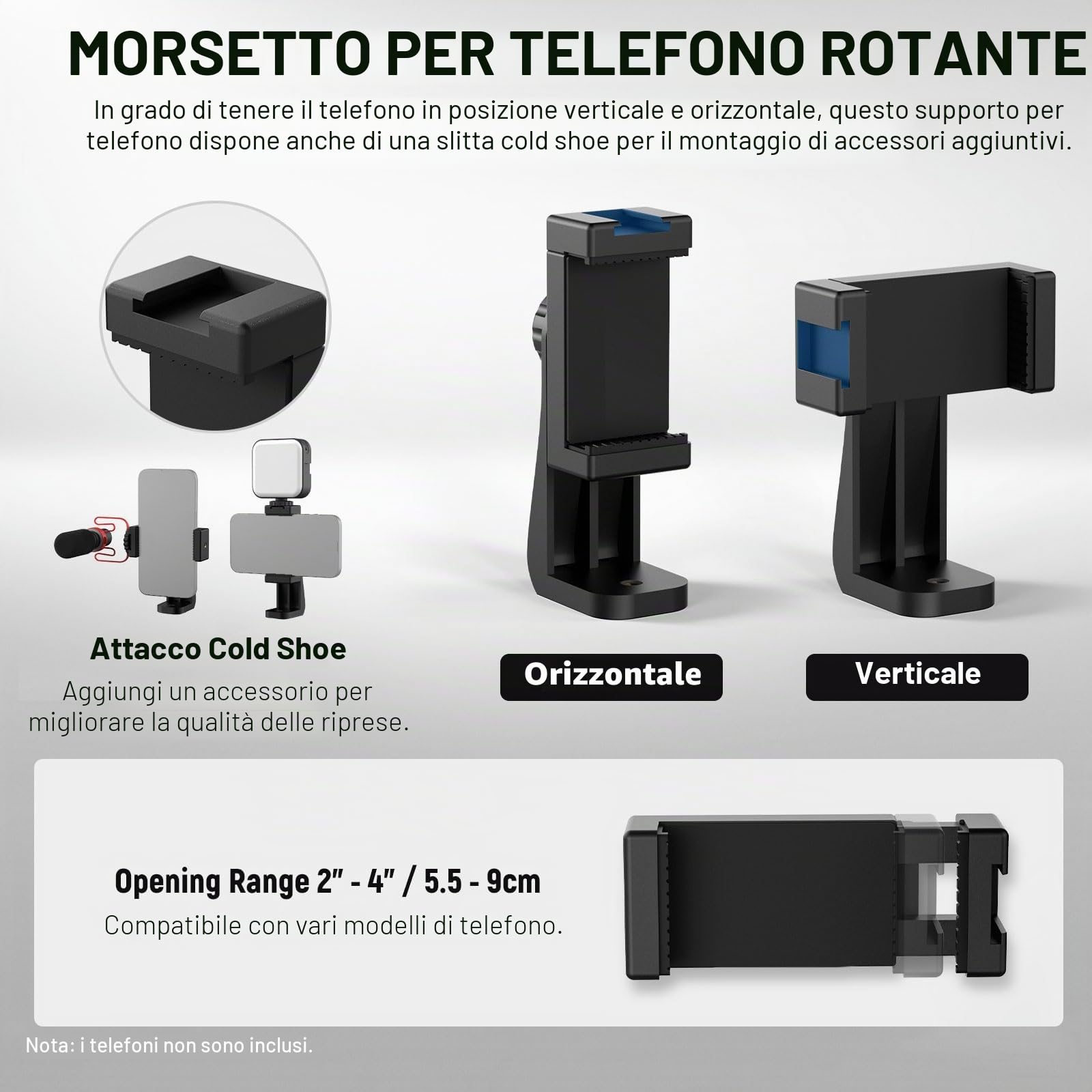 NEEWER Fotocamera Slider Dolly con testa a sfera e morsetto telefonico, 4 ruote tavolo Dolly con panoramica a 360°, compatibile con fotocamera mirrorless mini videocamere GoPro iPhone e telefoni