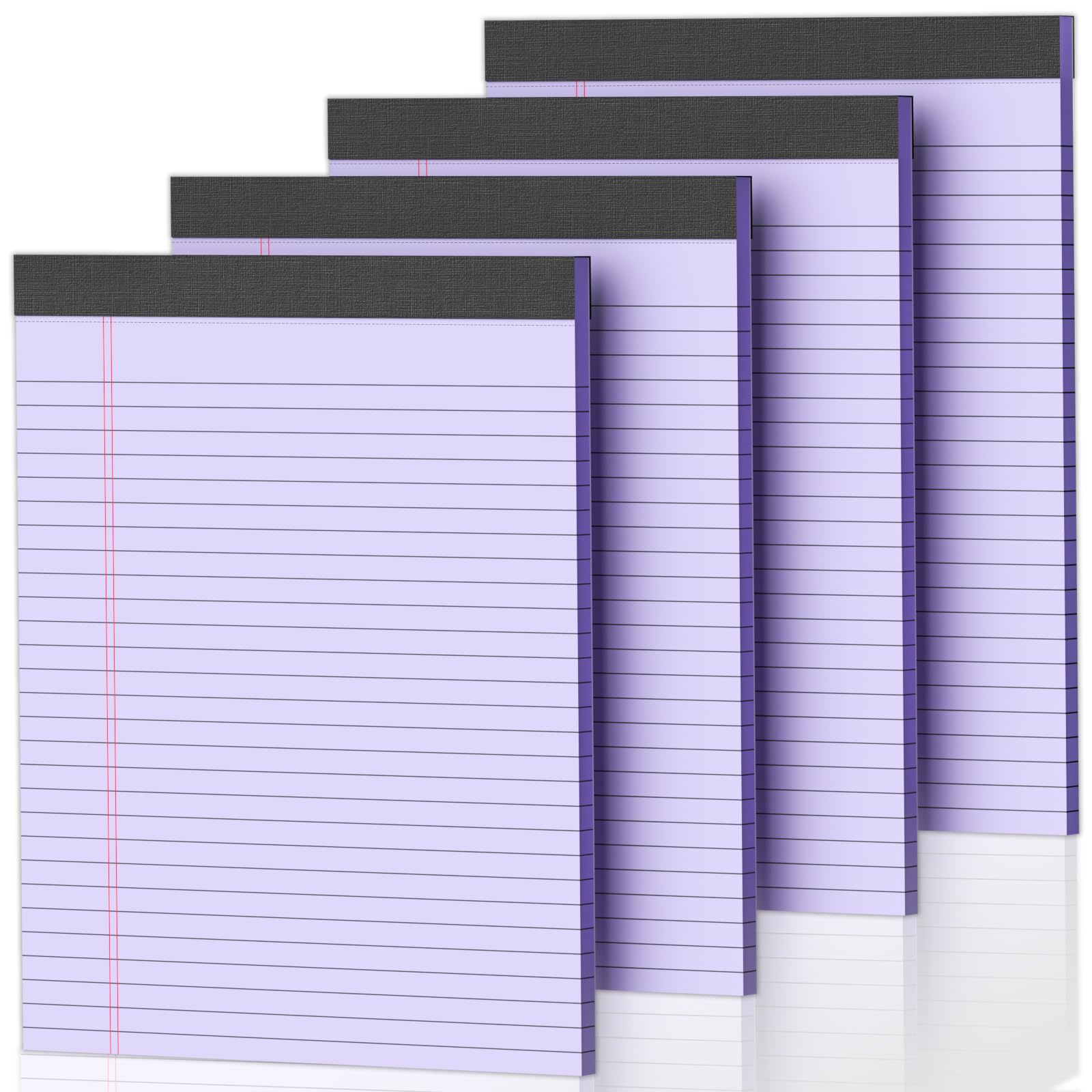 Bloc de notas de 8.5 x 11 pulgadas Purpel evita hojas rotas con el bloc de escritura microperforado